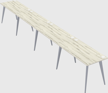 Modern rectangular office desk