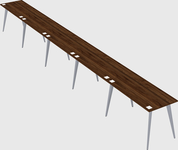 Modern rectangular office desk