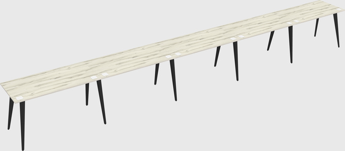 Modern rectangular office desk