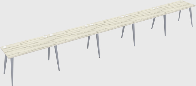 Modern rectangular office desk