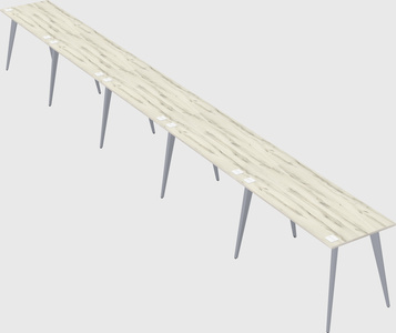 Modern rectangular office desk