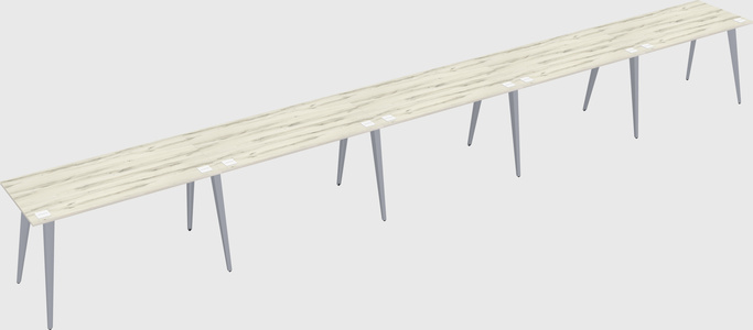 Modern rectangular office desk