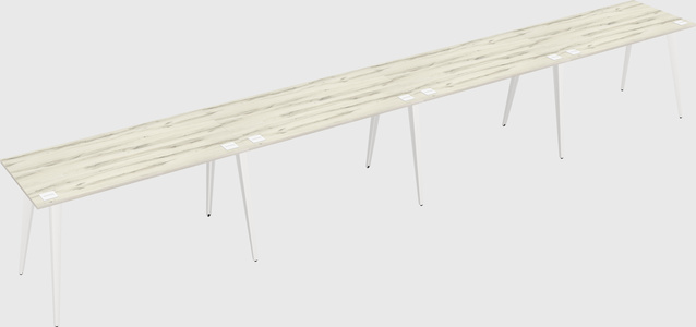 Modern rectangular office desk