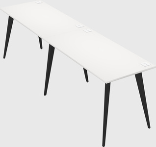 Modern rectangular office desk