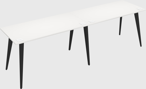 Modern rectangular office desk