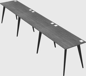 Modern rectangular office desk