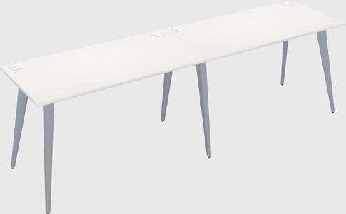 Modern rectangular office desk