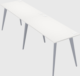 Modern rectangular office desk