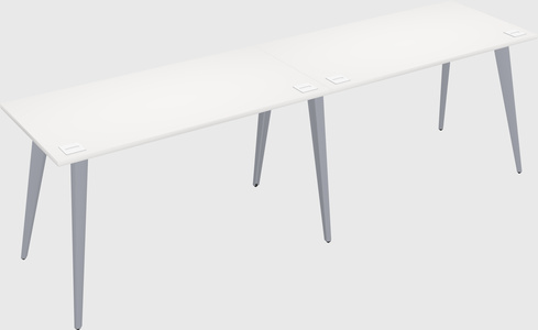 Modern rectangular office desk