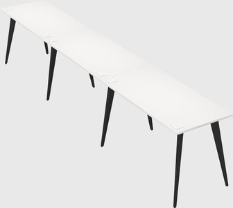 Modern rectangular office desk