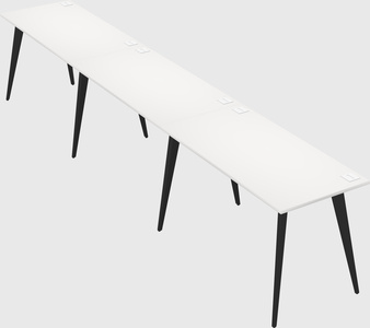 Modern rectangular office desk