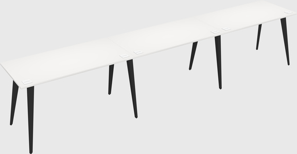 Modern rectangular office desk
