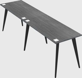 Modern rectangular office desk
