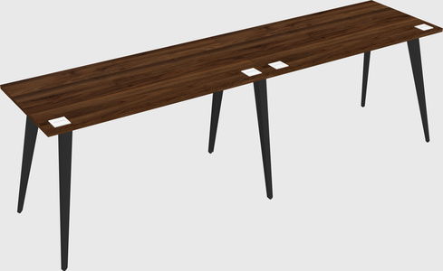 Modern rectangular office desk