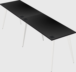 Modern rectangular office desk