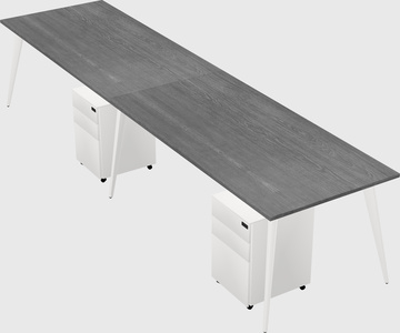 Modern rectangular office desk