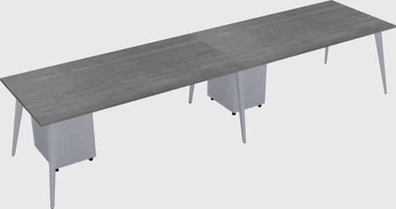 Modern rectangular office desk