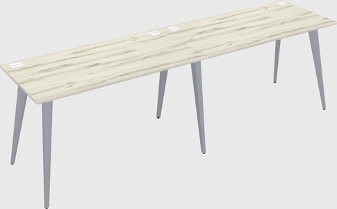 Modern rectangular office desk