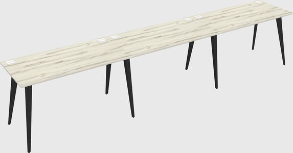 Modern rectangular office desk