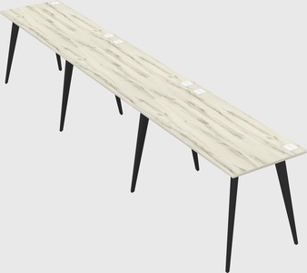 Modern rectangular office desk