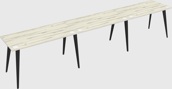 Modern rectangular office desk