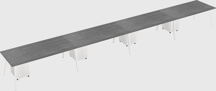 Modern rectangular office desk