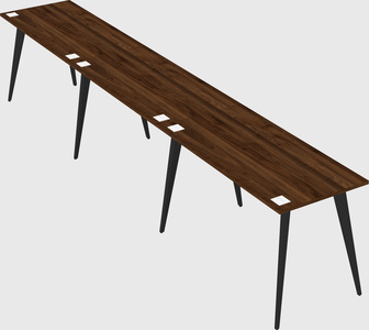 Modern rectangular office desk