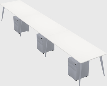 Modern rectangular office desk