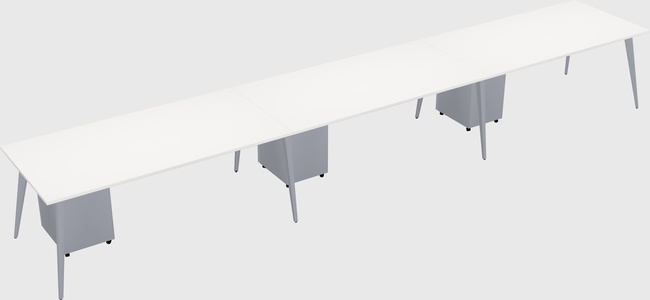 Modern rectangular office desk