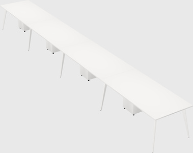 Modern rectangular office desk