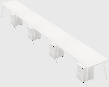 Modern rectangular office desk