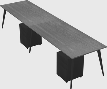 Modern rectangular office desk