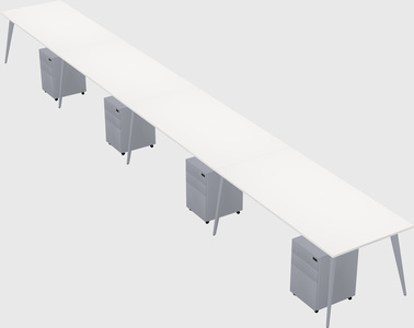Modern rectangular office desk