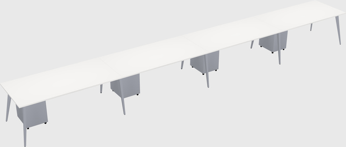 Modern rectangular office desk