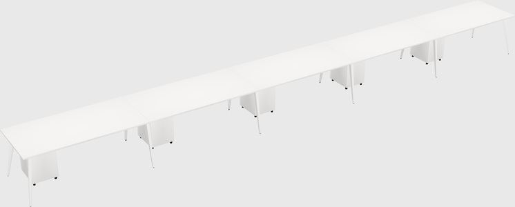 Modern rectangular office desk