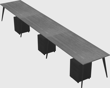 Modern rectangular office desk