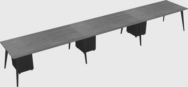 Modern rectangular office desk