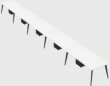 Modern rectangular office desk