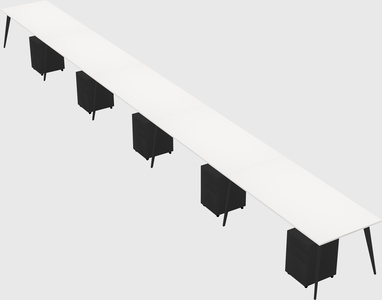 Modern rectangular office desk