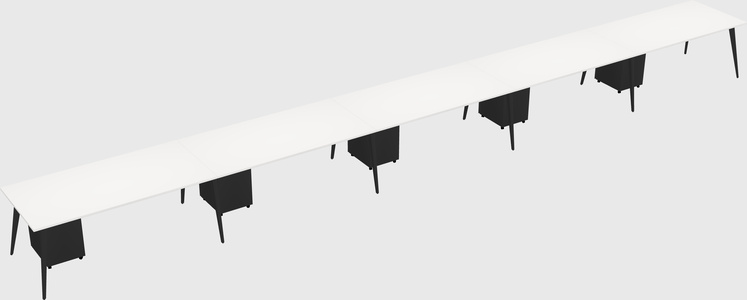Modern rectangular office desk