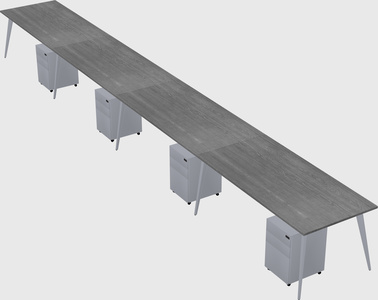 Modern rectangular office desk