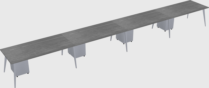Modern rectangular office desk