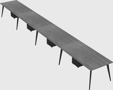 Modern rectangular office desk