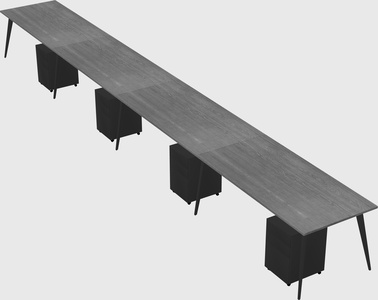 Modern rectangular office desk