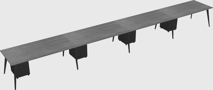 Modern rectangular office desk
