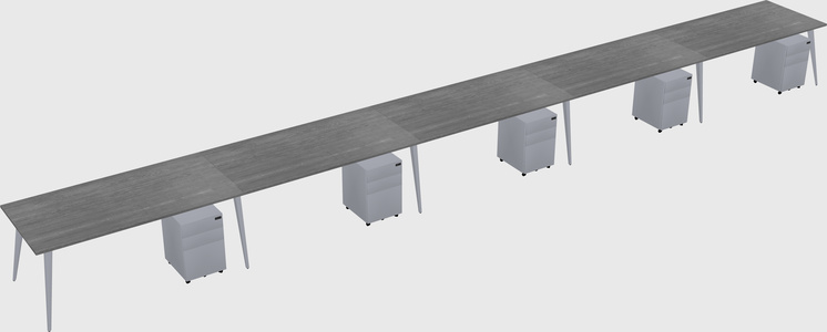 Modern rectangular office desk