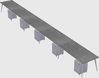 Modern rectangular office desk