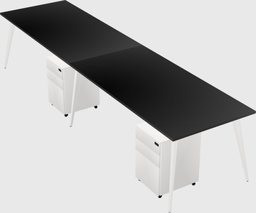 Modern rectangular office desk