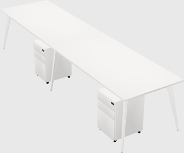 Modern rectangular office desk