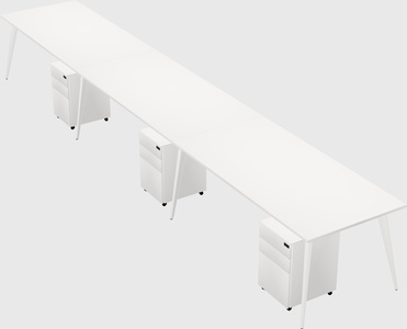 Modern rectangular office desk